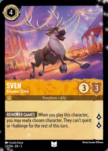 5SSK-023, UC, Sven - Reindeer Steed (Foil)
