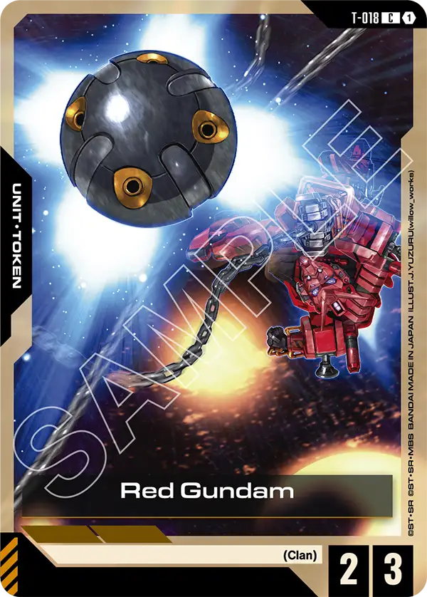 T-018, C, Red Gundam