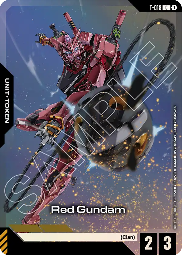 T-018, C, Red Gundam (PC02A Version)