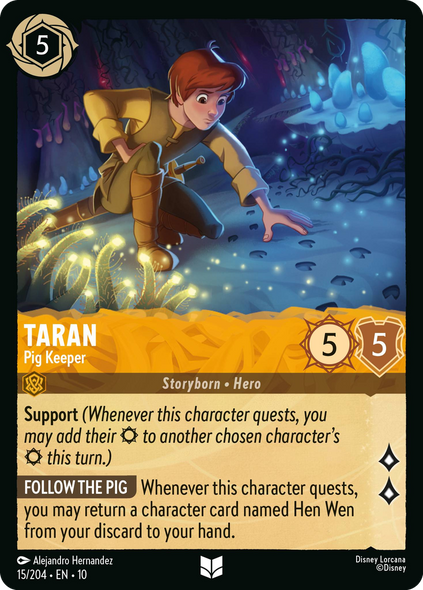 10WHI-015, UC, Taran - Pig Keeper (Foil)