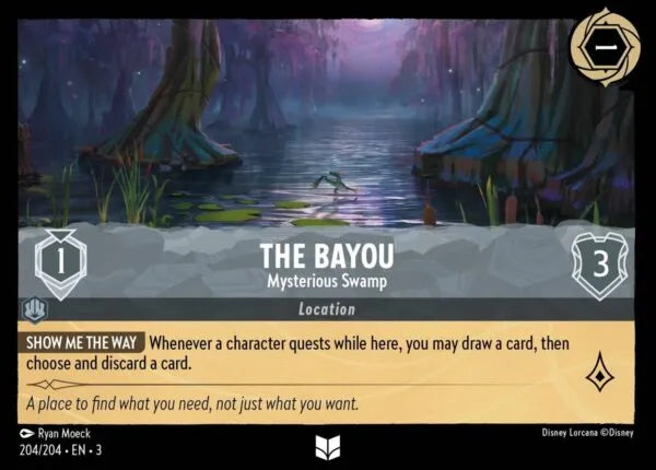 3INK-204, UC, The Bayou - Mysterious Swamp (Foil)