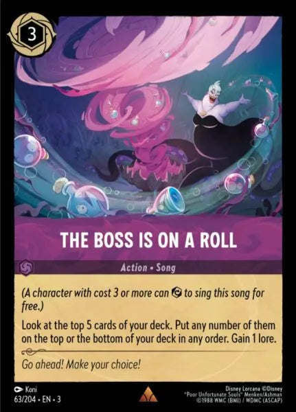 3INK-063, R, The Boss is on a Roll (Foil)