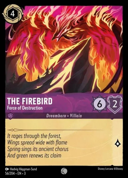 3INK-056, C, The Firebird - Force of Destruction (Foil)