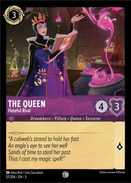 3INK-057, C, The Queen - Hateful Rival (Foil)