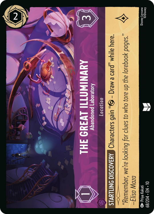 10WHI-068, UC, The Great Illuminary - Abandoned Laboratory