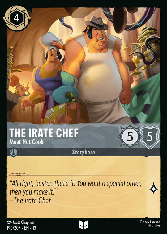13ATK-190, UC, The Irate Chef - Meat Hut Cook (Foil)