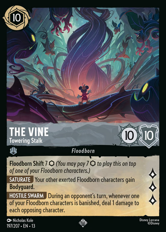 13ATK-197, SR, The Vine - Towering Stalk