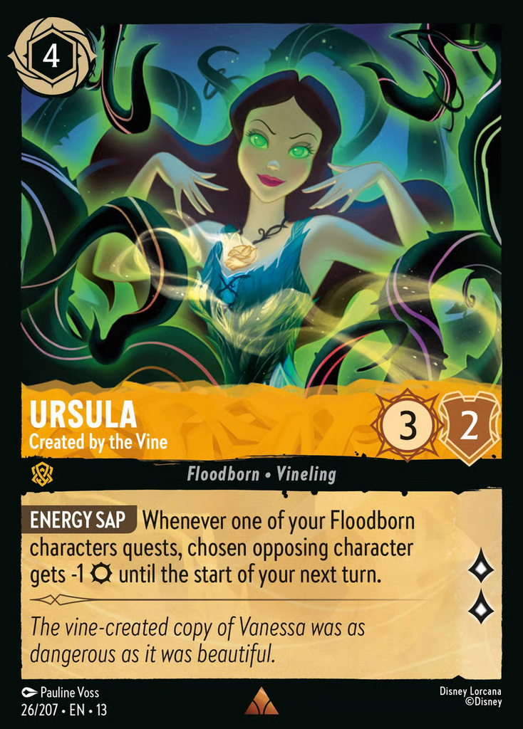 13ATK-026, R, Ursula – Created by the Vine (Foil)