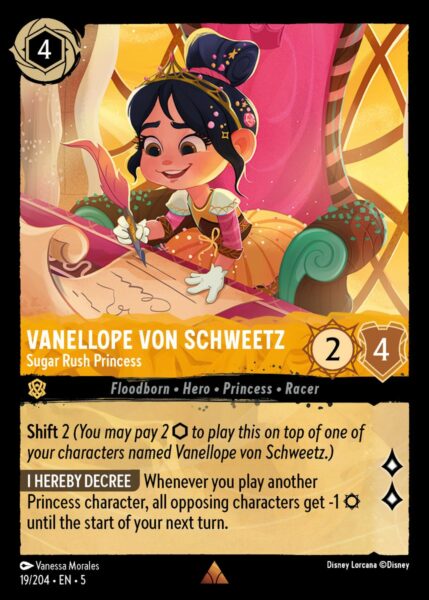 5SSK-019, R, Vanellope Von Schweetz - Sugar Rush Princess (Foil)