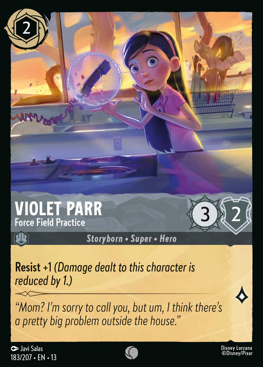 13ATK-183, C, Violet Parr - Force Field Practice (Foil)