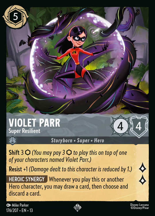 13ATK-176, SR, Violet Parr - Super Resilient (Foil)