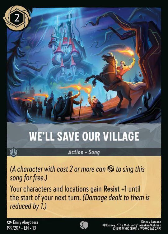 13ATK-199, C, We'll Save Our Village (Foil)