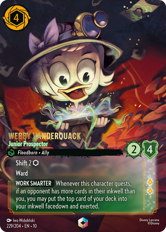 10WHI-229, E, Webby Vanderquack - Junior Prospector