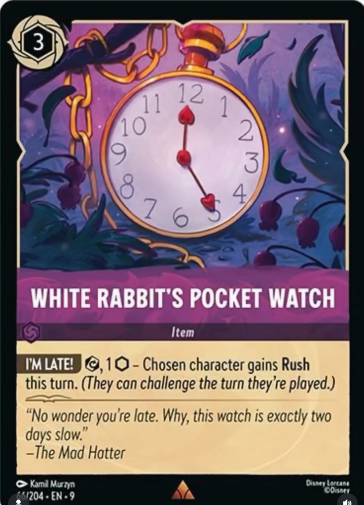 9FAB-066, R, White Rabbit's Pocket Watch