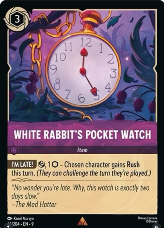 9FAB-066, R, White Rabbit's Pocket Watch