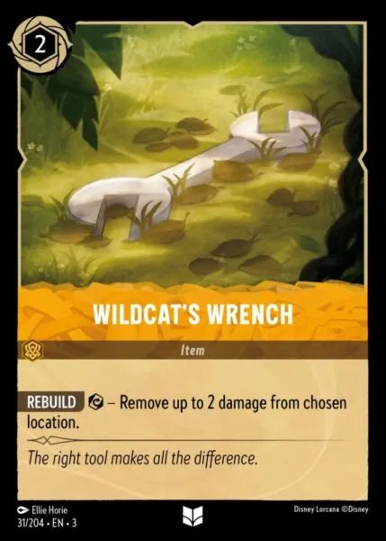 3INK-031, UC, Wildcat's Wrench (Foil)