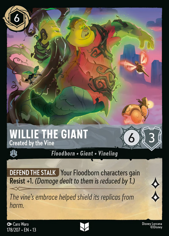 13ATK-178, UC, Willie the Giant - Created by the Vine (Foil)