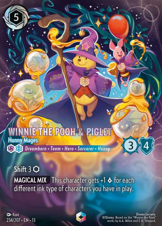 13ATK-234, E, Winnie the Pooh & Piglet - Hunny Mages