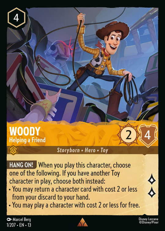 13ATK-001, R, Woody – Helping a Friend (Foil)