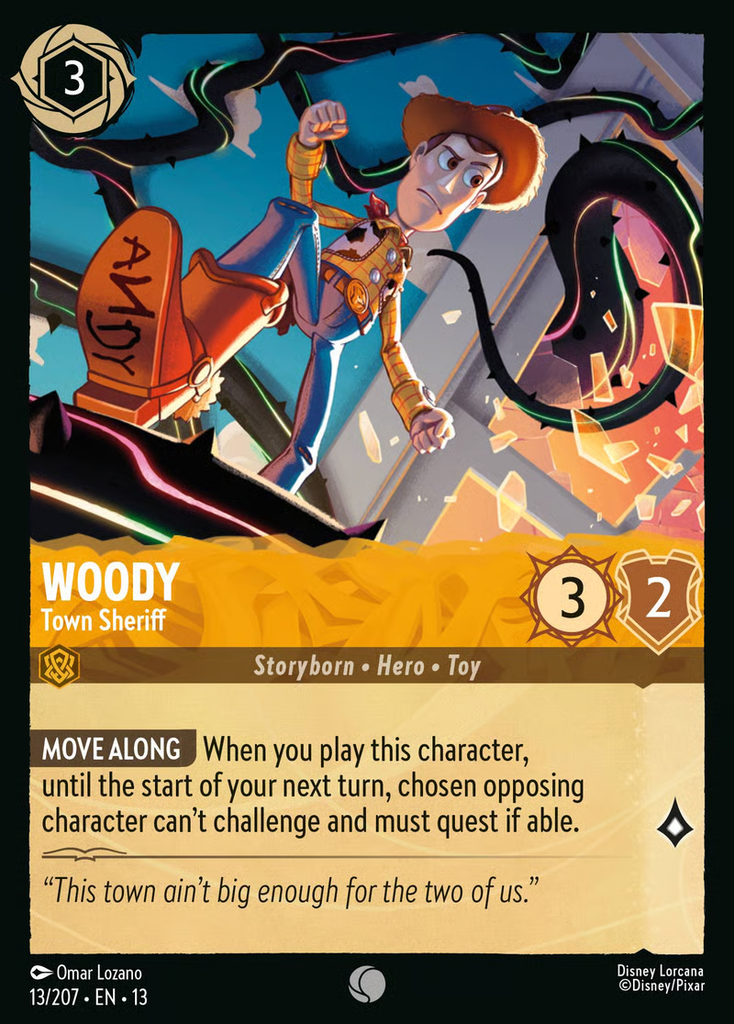 13ATK-013, C, Woody – Town Sheriff (Foil)