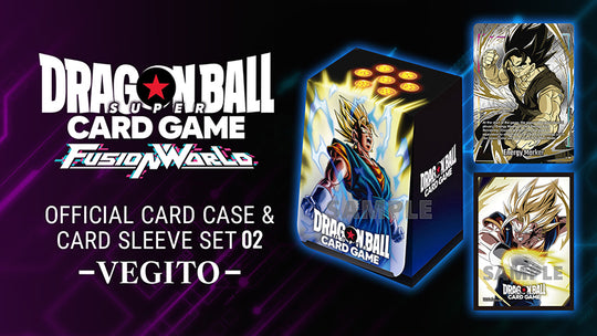 Dragon Ball Super Fusion World - Sealed -Official Card Case Sleeves set 02- -Vegito-