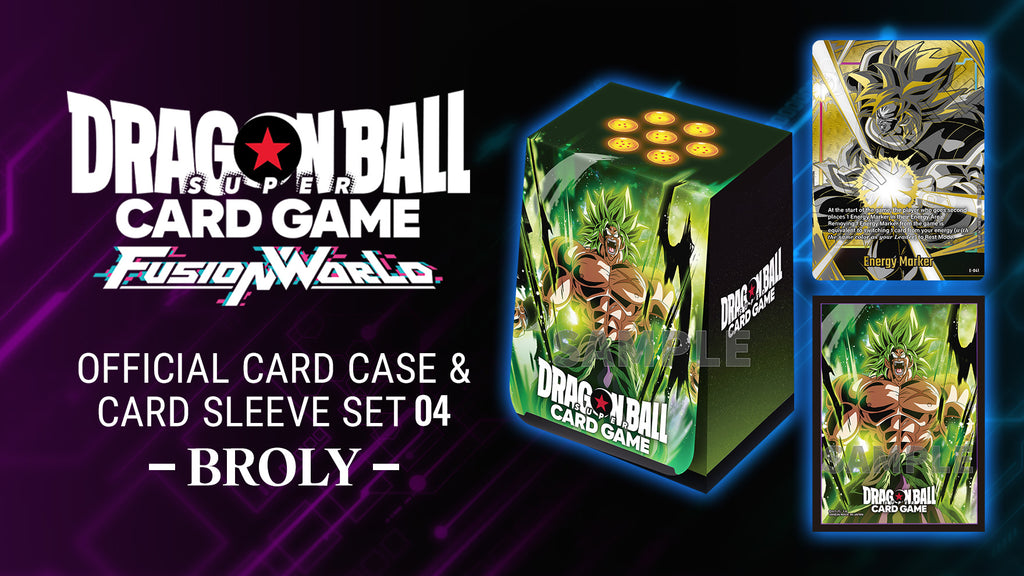 Dragon Ball Super Fusion World - Sealed -Official Card Case Sleeves set 04- -Broly-