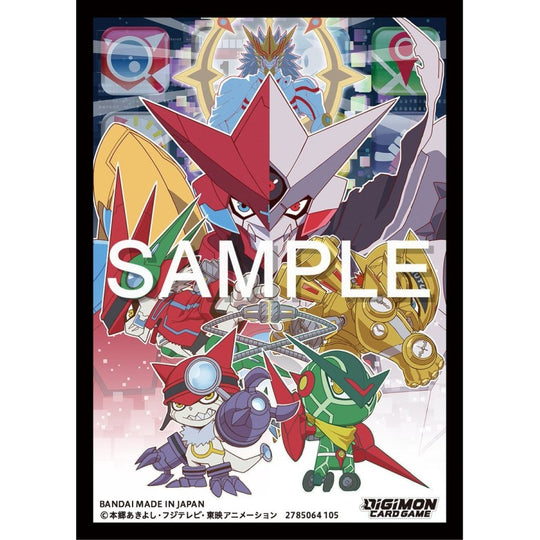Bandai - Digimon Card Game Official Sleeves - Appmon (60pcs)