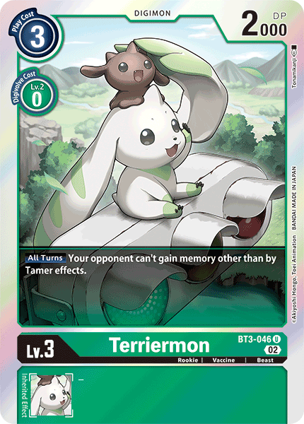 BT03-046 U, Terriermon (Resurgence Booster Reprint)