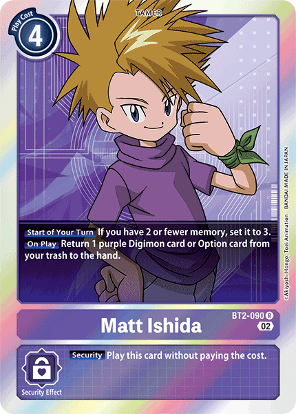 BT02-090 R, Matt Ishida - BT2-090 (Resurgence Booster Reprint)