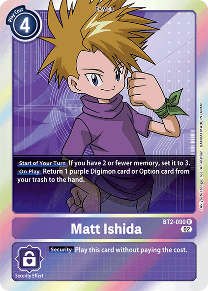 BT02-090 R, Matt Ishida - BT2-090 (Resurgence Booster Reprint)