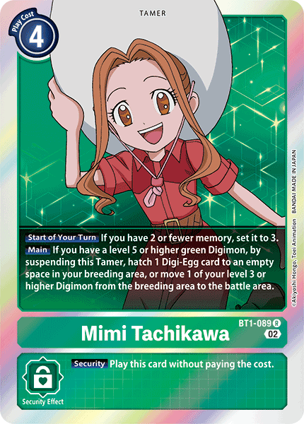 BT01-089 R, Mimi Tachikawa - BT1-089 (Resurgence Booster Reprint)