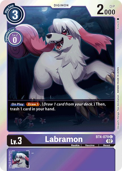 BT04-079 C, Labramon (Resurgence Booster Reprint)