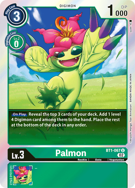 BT01-067 U, Palmon (Resurgence Booster Reprint)