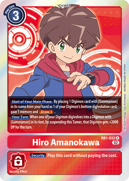 RB1-032 R, Hiro Amanokawa