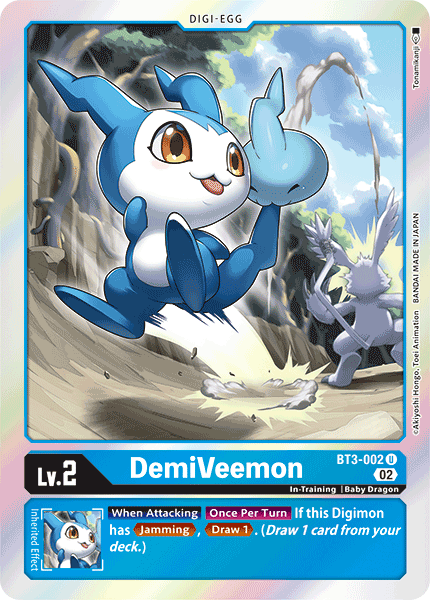 BT03-002 U, DemiVeemon (Resurgence Booster Reprint)