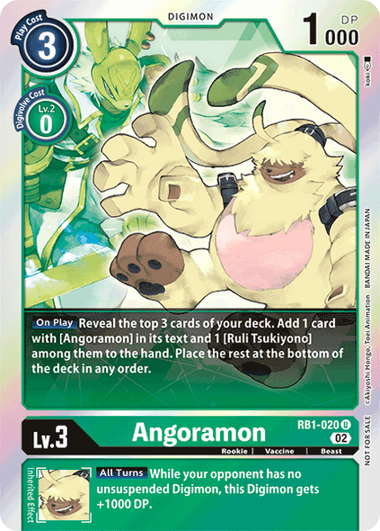 RB1-020 U, Angoramon (Box Topper)