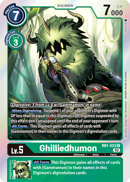 RB1-023 R, Ghilliedhumon