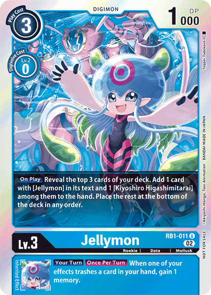 RB1-011 U, Jellymon (Box Topper)