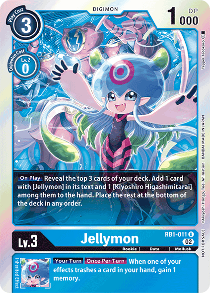 RB1-011 U, Jellymon (Box Topper)
