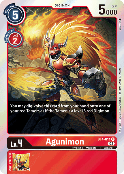 BT04-011 U, Agunimon (Resurgence Booster Reprint)