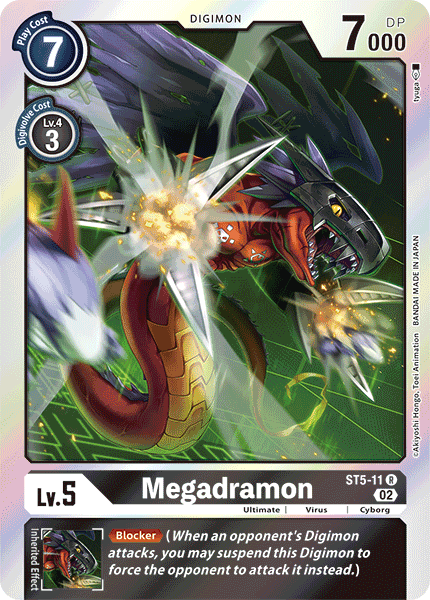 ST05-11 R, Megadramon (Resurgence Booster Reprint)