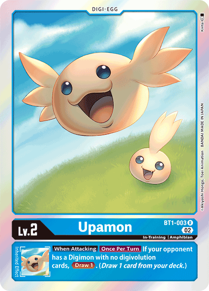 BT01-003 R, Upamon - BT1-003 (Resurgence Booster Reprint)