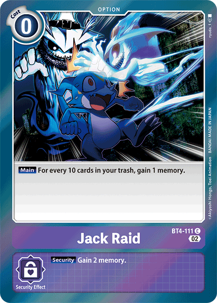 BT04-111 C Jack Raid (RB01 Reprint)