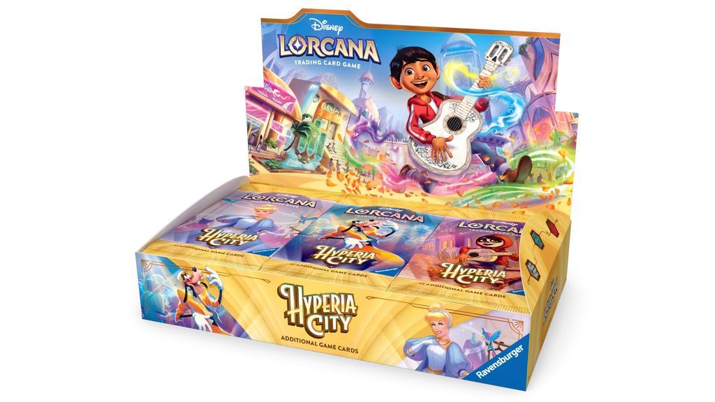 Disney Lorcana - Hyperia City - Booster Box/Case of 4 Booster Boxes -Preorder-
