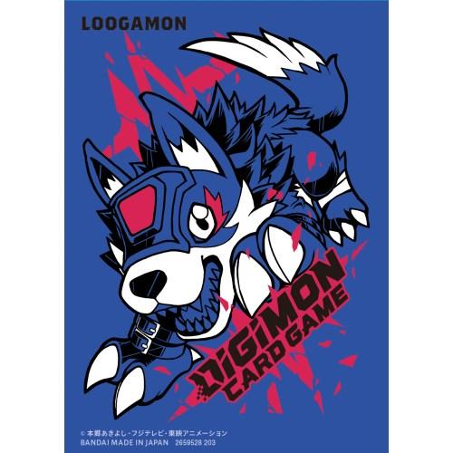Bandai - Digimon Card Game Official Sleeves - Loogamon(60pcs)