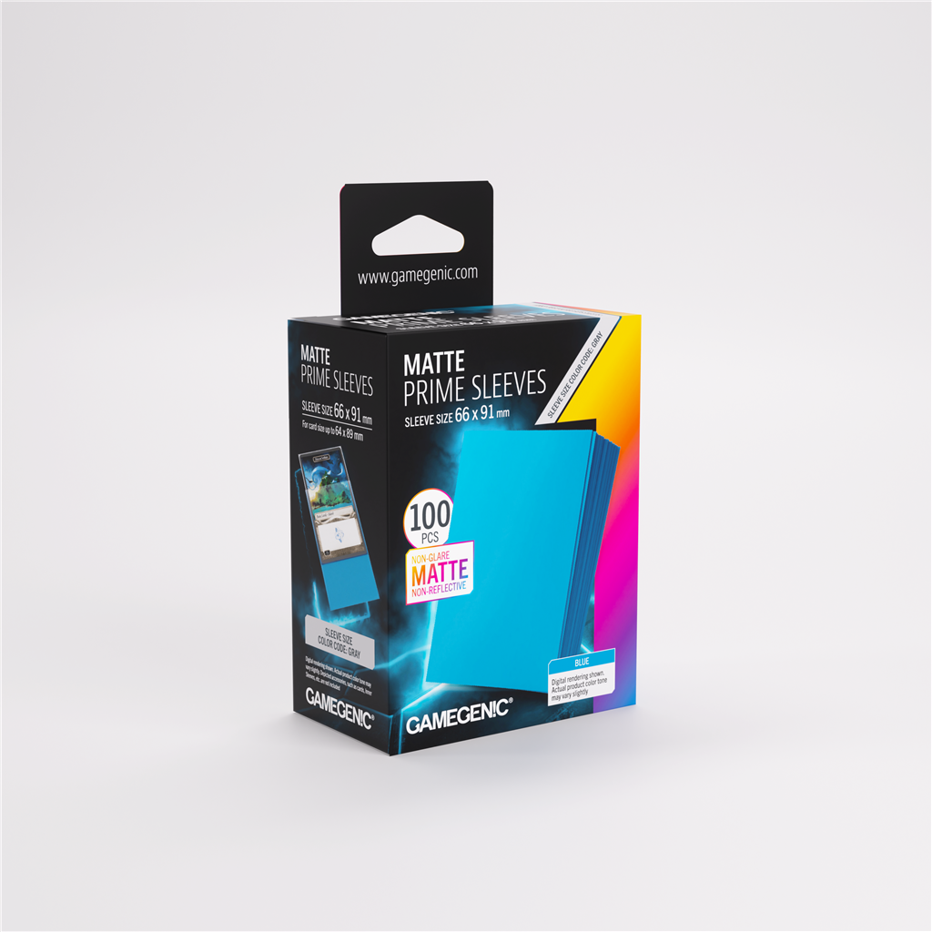 Gamegenic Matte Prime Sleeves - Blue