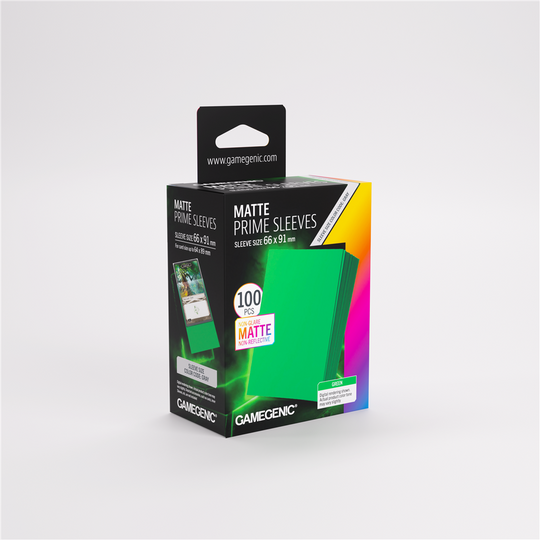 Gamegenic Matte Prime Sleeves - Green