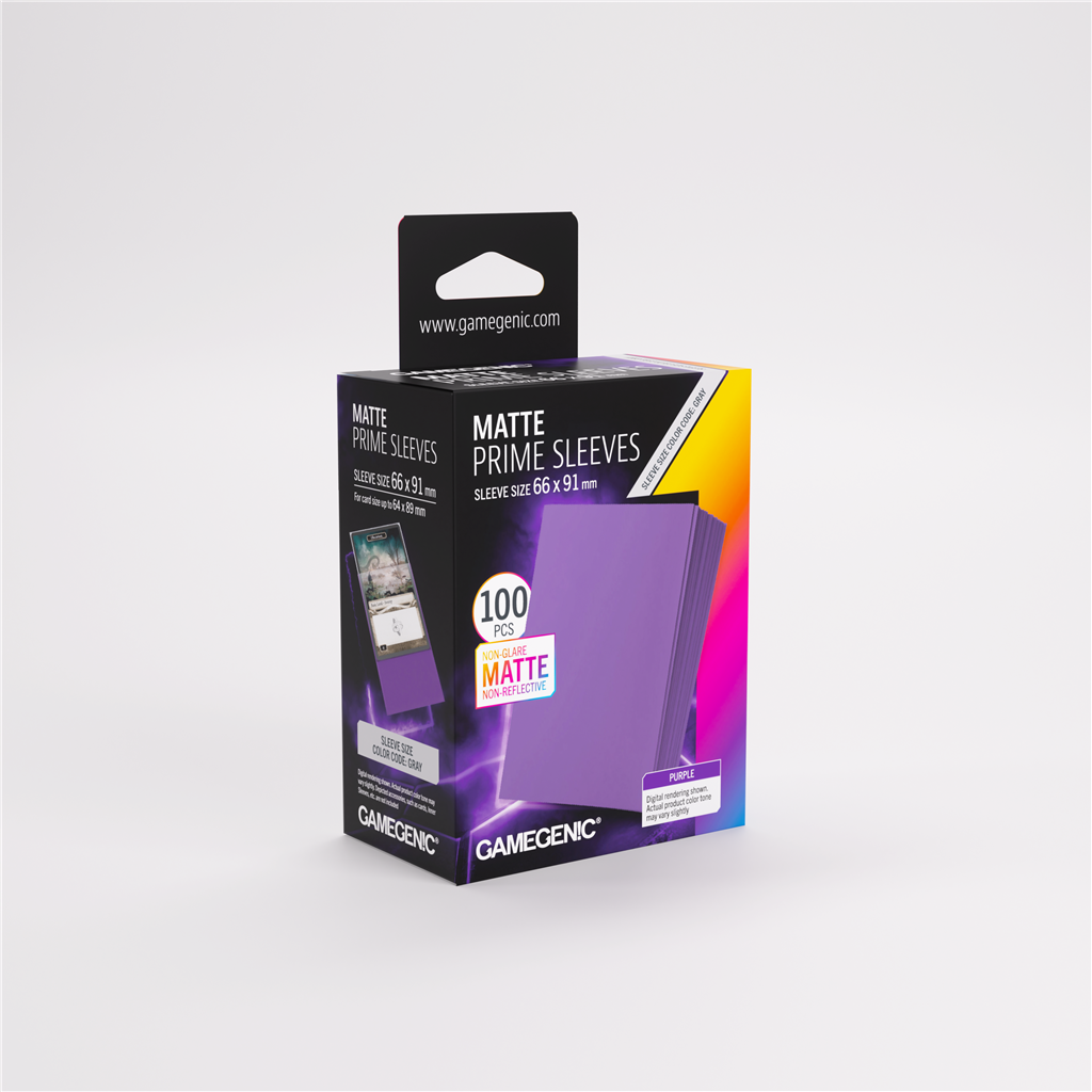 Gamegenic Matte Prime Sleeves - Purple