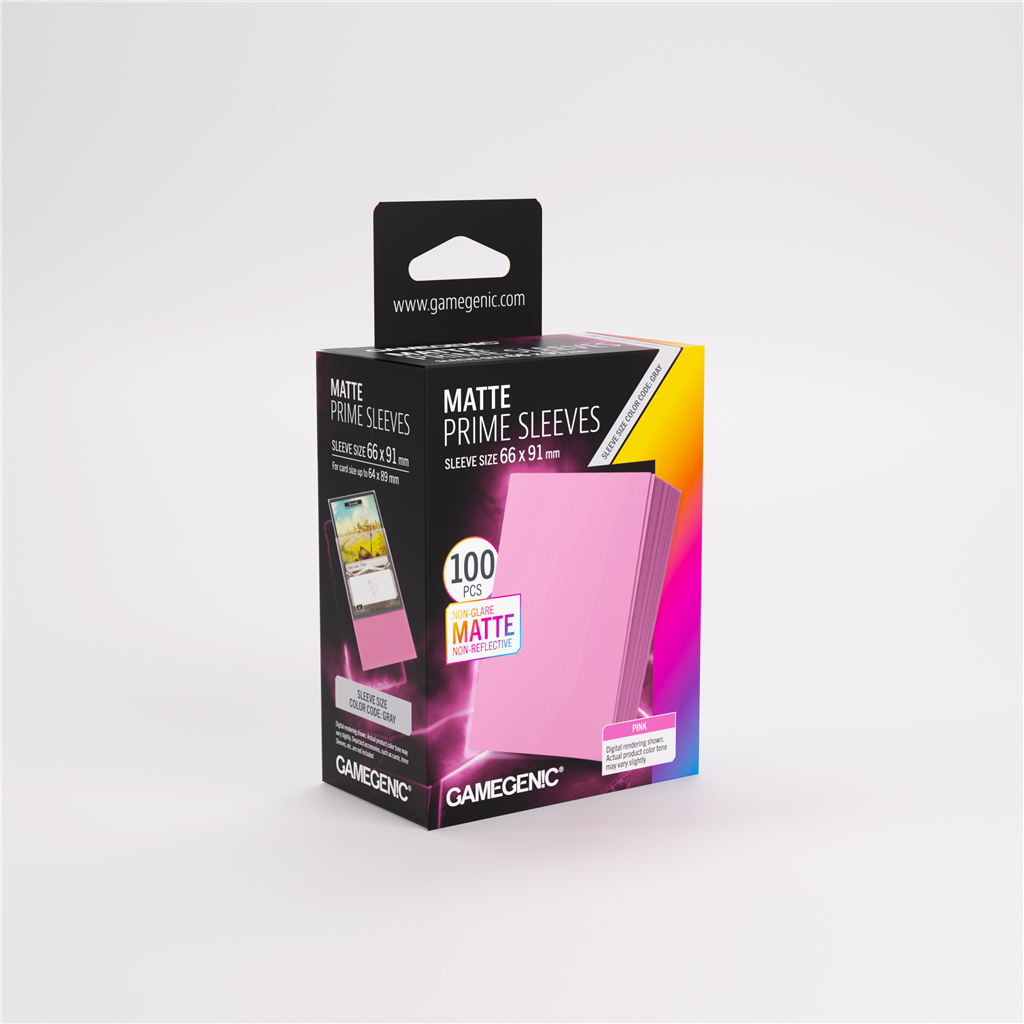 Gamegenic Matte Prime Sleeves - Pink