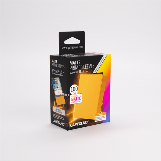 Gamegenic Matte Prime Sleeves - Orange